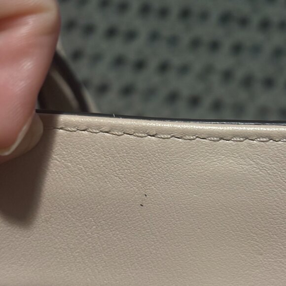 ๐ Michael Kors Jane Large Satchel Shoulder Bag - Blush Pink Leather Gold Chain - Picture 14 of 14